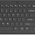 HP 220 Wireless Keyboard – 2.4GHz Connectivity w/Data Encryption – Low-Profile Chiclet Keys – Win/Mac – Laptop, PC Compatible – Shortcut Keys & Num Pad – LED Num, Caps, & Scroll Lock (‎‎805T2AA#ABA)