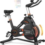 YOSUDA PRO Magnetic Exercise Bike 350 lbs Weight Capacity – Indoor Cycling Bike Stationary with Comfortable Seat Cushion, Silent Belt Drive 010C