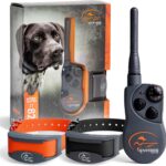 SportDOG Brand SportHunter 825X Remote Trainer – Static Collar – 1/2 Mile Range – Rechargeable Dog Training Collar with Static, Vibrate, and Tone – SD-825X